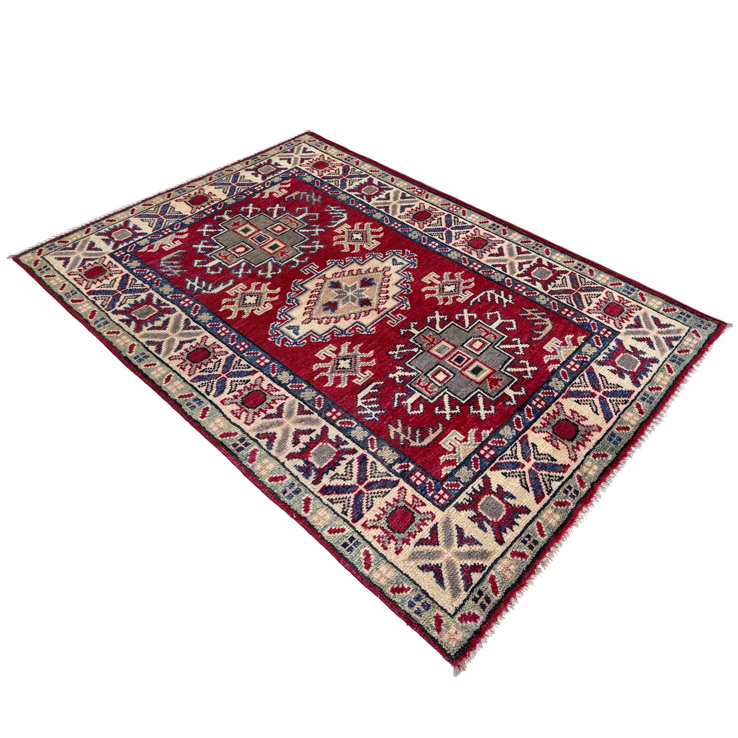 Oriental Kazak Rug 2' 9" x 4' 2" (ft) - No. R37549