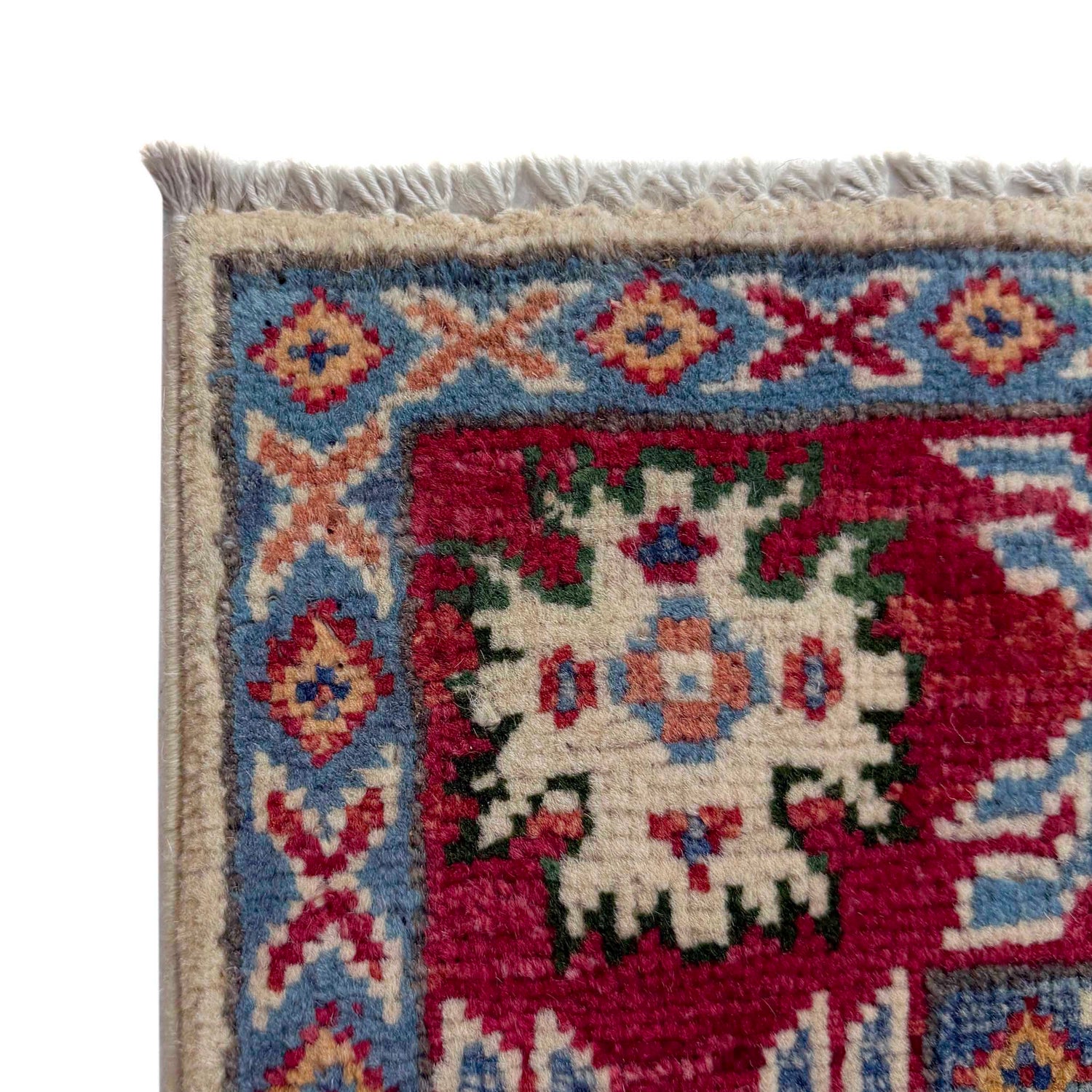Ivory Color Kazak Rug 2' 8" x 4' 2" (ft) - No. R37551