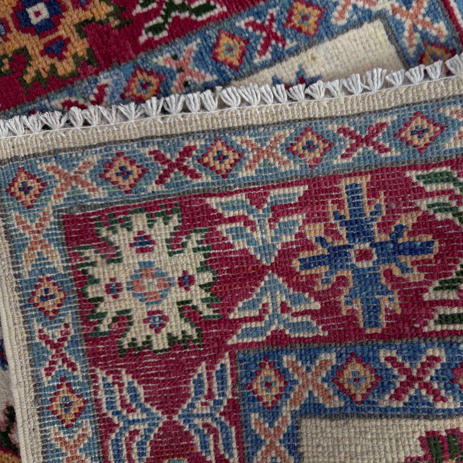 Ivory Color Kazak Rug 2' 8" x 4' 2" (ft) - No. R37551