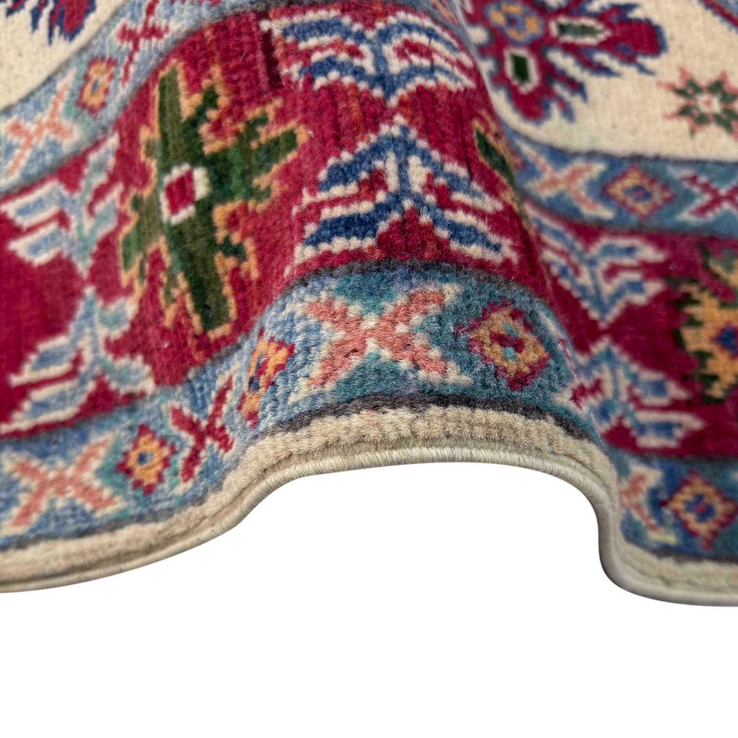 Ivory Color Kazak Rug 2' 8" x 4' 2" (ft) - No. R37551