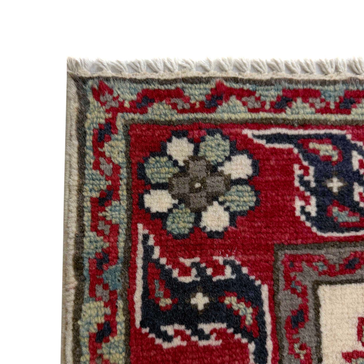 Hand Knotted Kazak Rug 2' 9" x 3' 11" (ft) - No. R37552