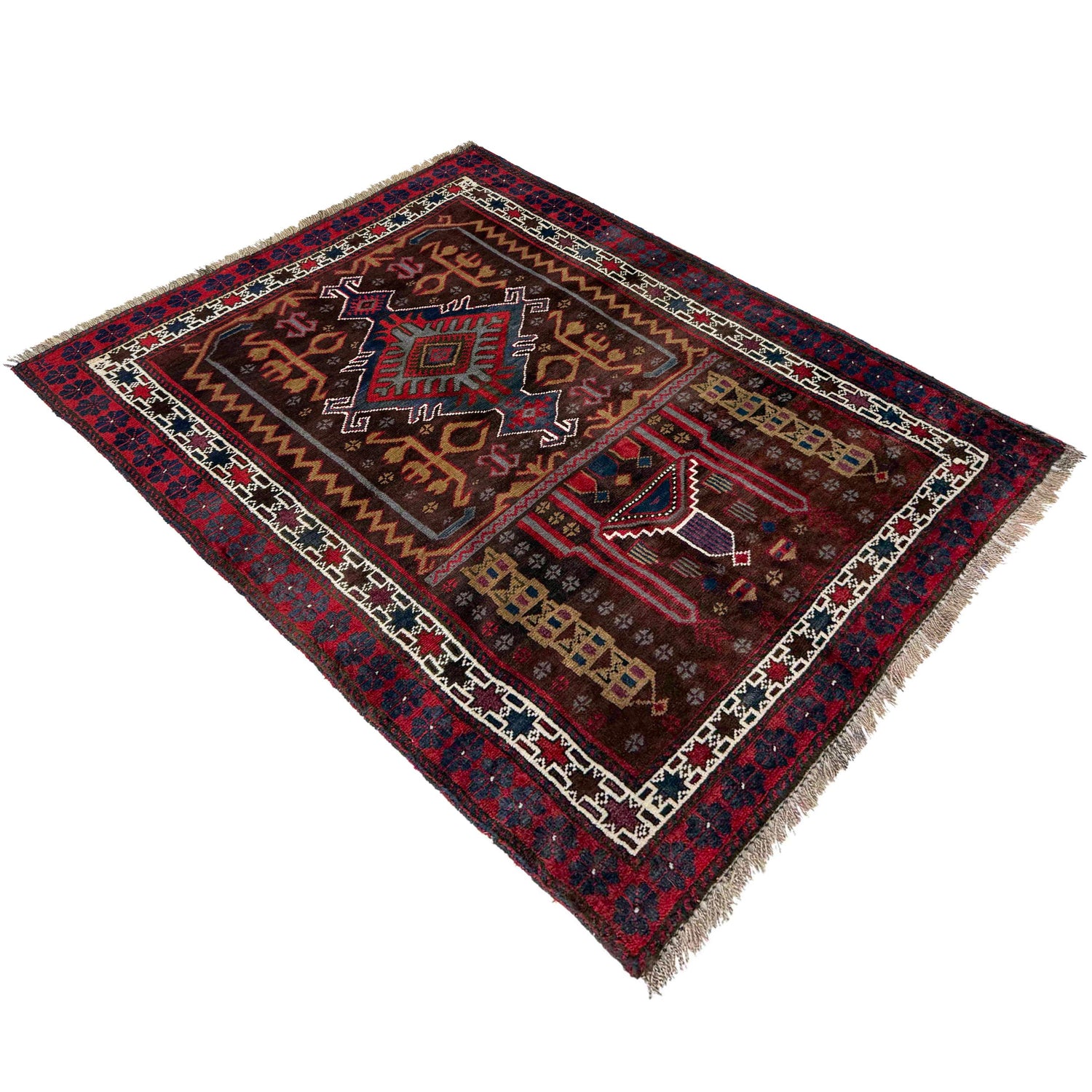 Fine Quality Prayer Rug 2' 10" x 3' 11" (ft) - No. R37599