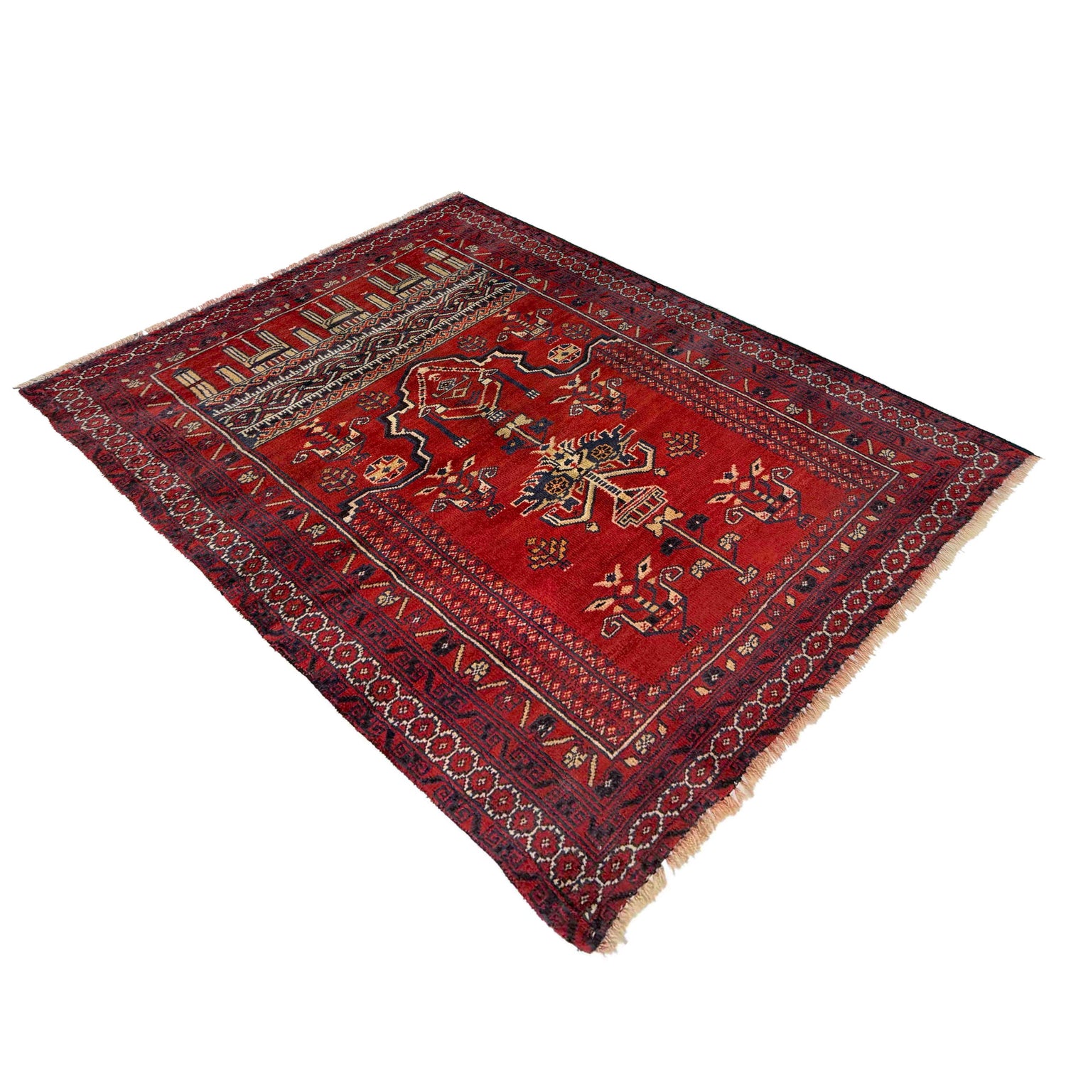 Handmade Prayer Rug 2' 10" x 4' 2" (ft) - No. R37600