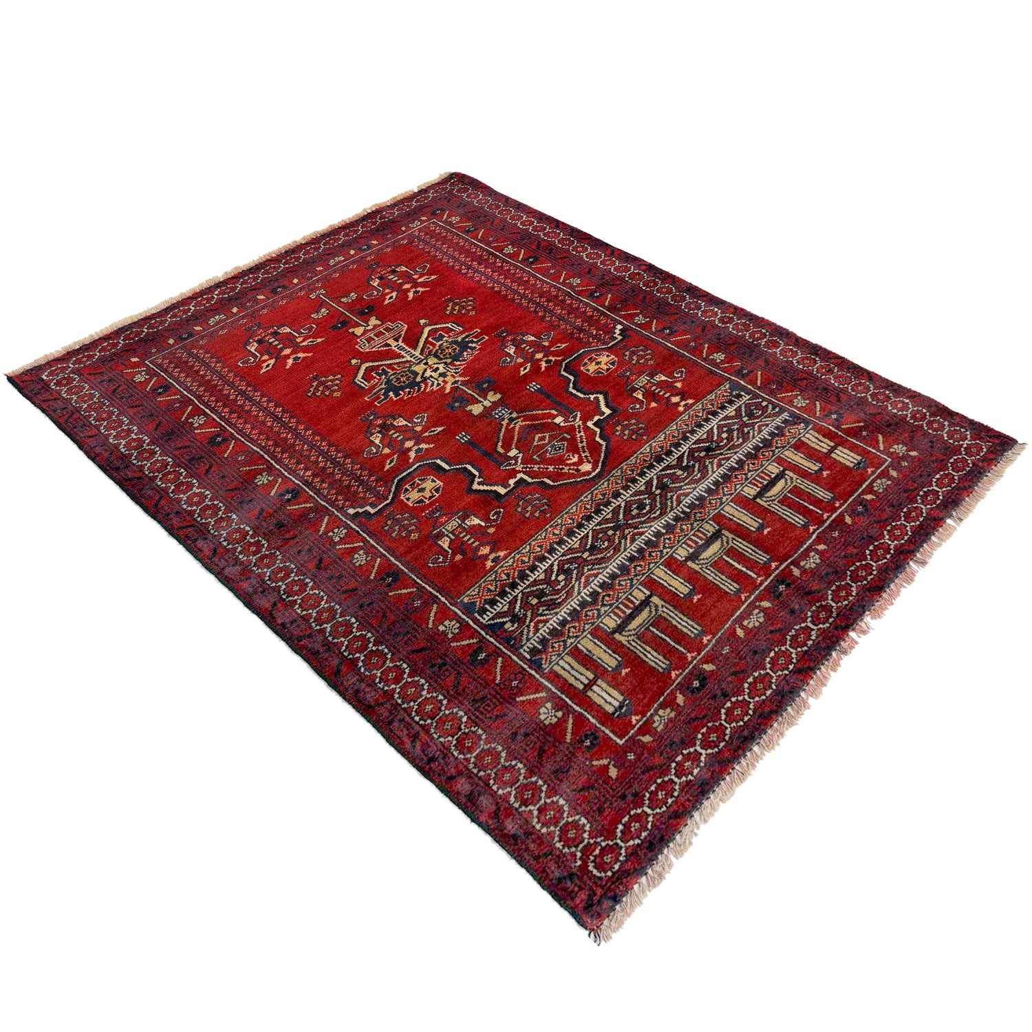 Handmade Prayer Rug 2' 10" x 4' 2" (ft) - No. R37600
