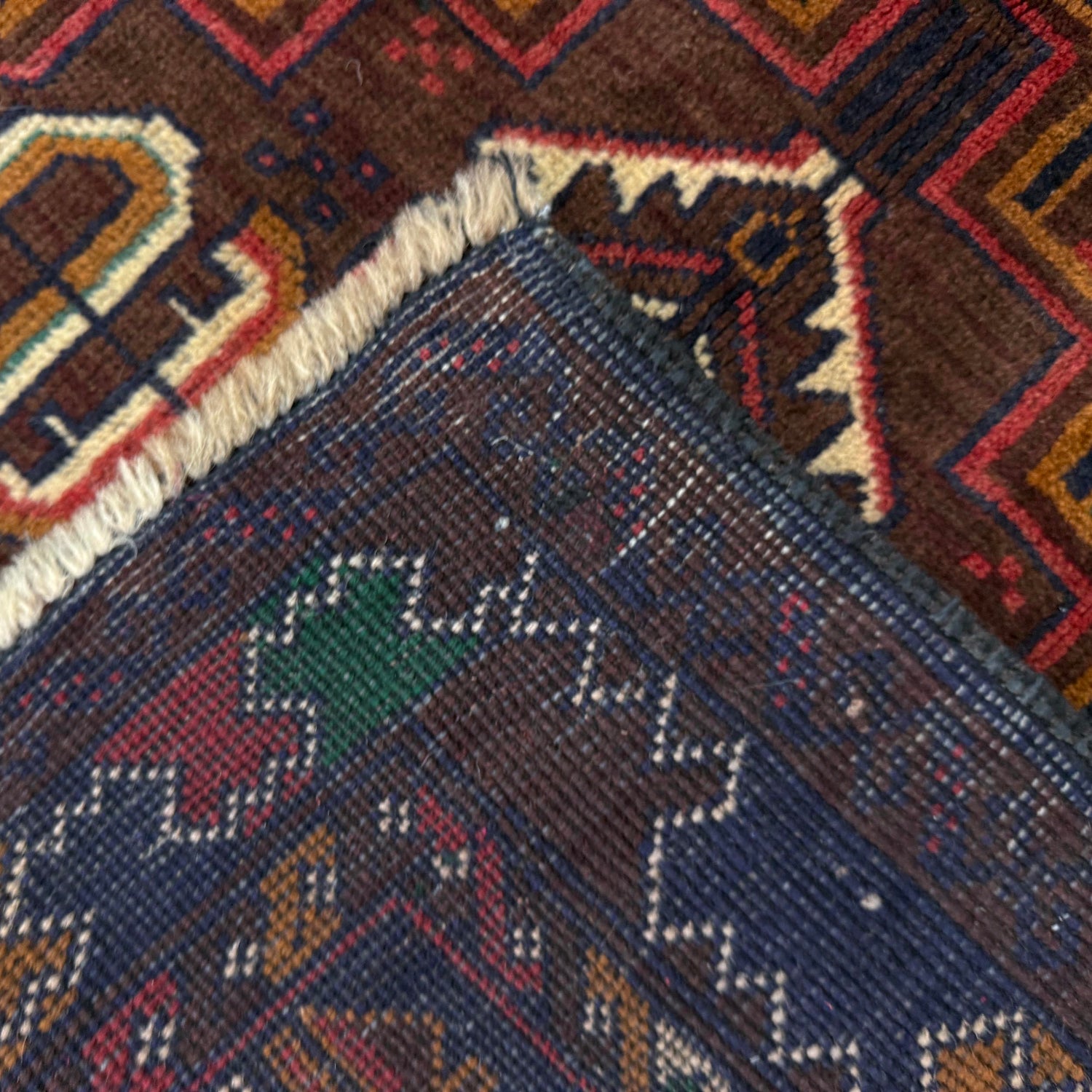 Hand Knotted Baluchi Rug 3' 0" x 4' 7" (ft) -No R37602