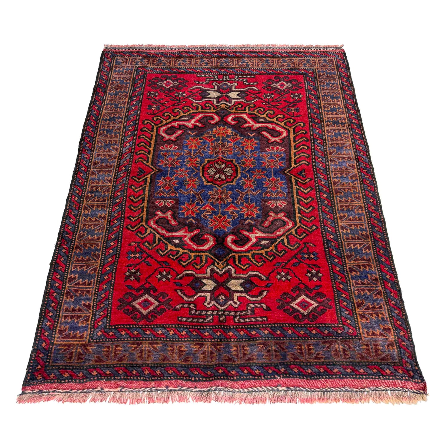 Traditional Baloch Rug 3' 0" x 4' 4" (ft) - No. R37603