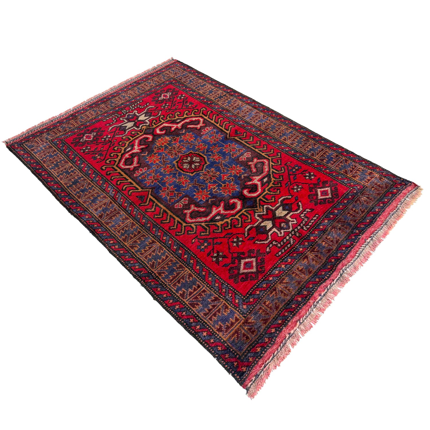 Traditional Baloch Rug 3' 0" x 4' 4" (ft) - No. R37603