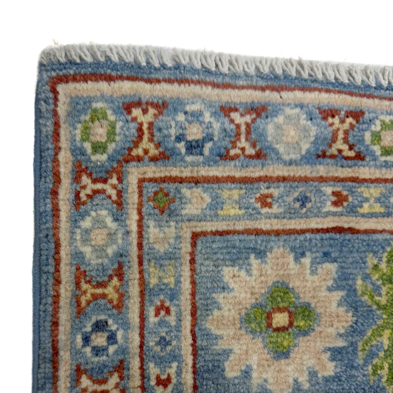 Hand Knotted Kazak Rug 4' 8" x 6' 11" (ft) - No. R37613