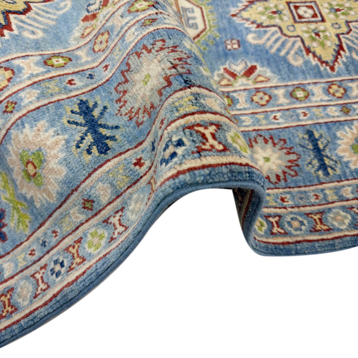 Hand Knotted Kazak Rug 4' 8" x 6' 11" (ft) - No. R37613