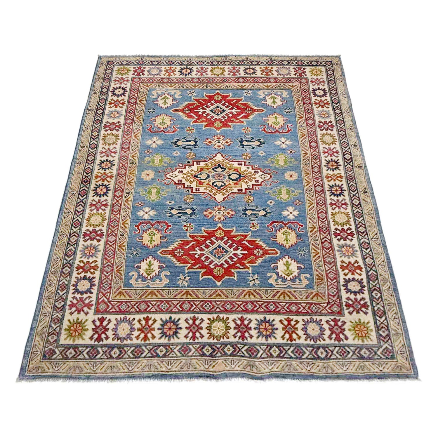 Oriental Kazak Rug 4' 10" x 6' 8" (ft) - No. R37614