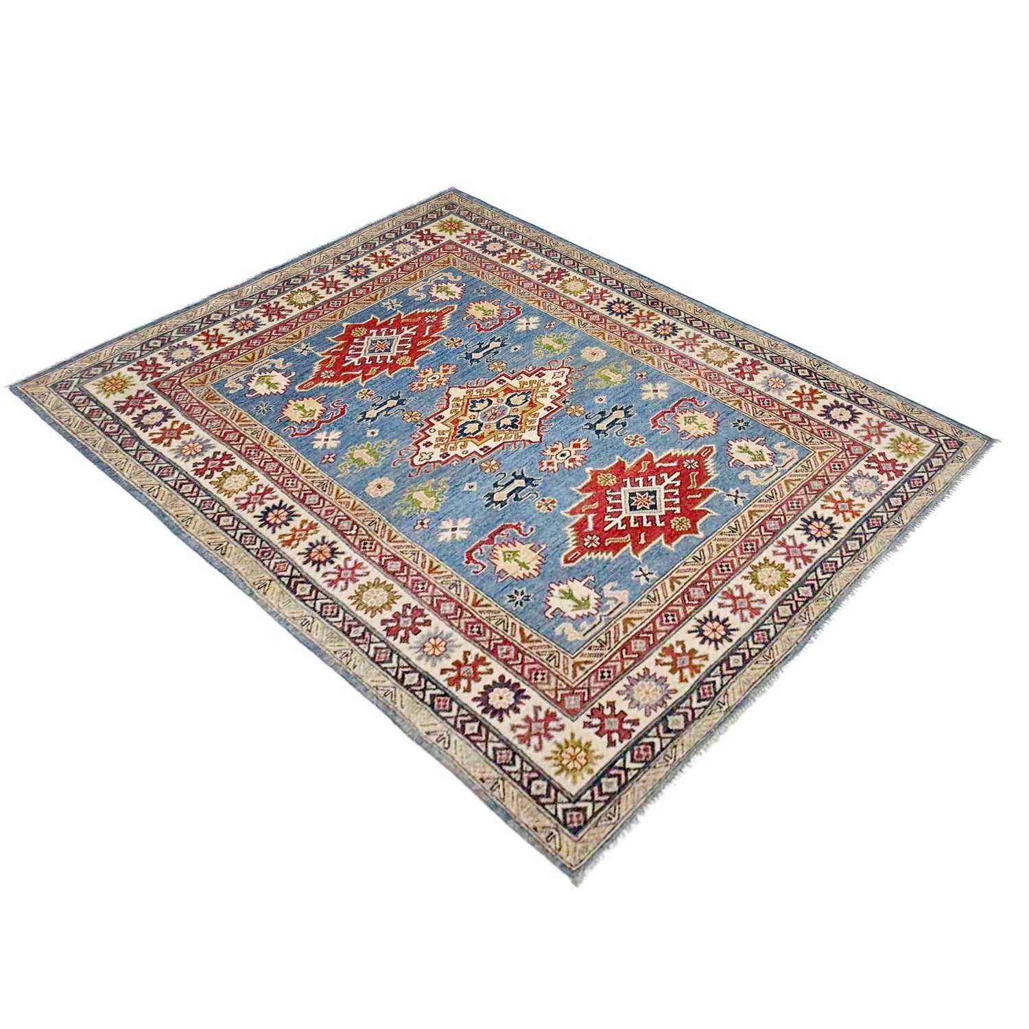 Oriental Kazak Rug 4' 10" x 6' 8" (ft) - No. R37614
