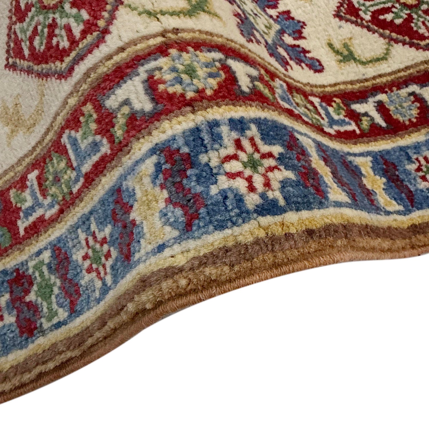 Orange Color Kazak Rug 5' 1" x 6' 7" (ft) - No. R37617
