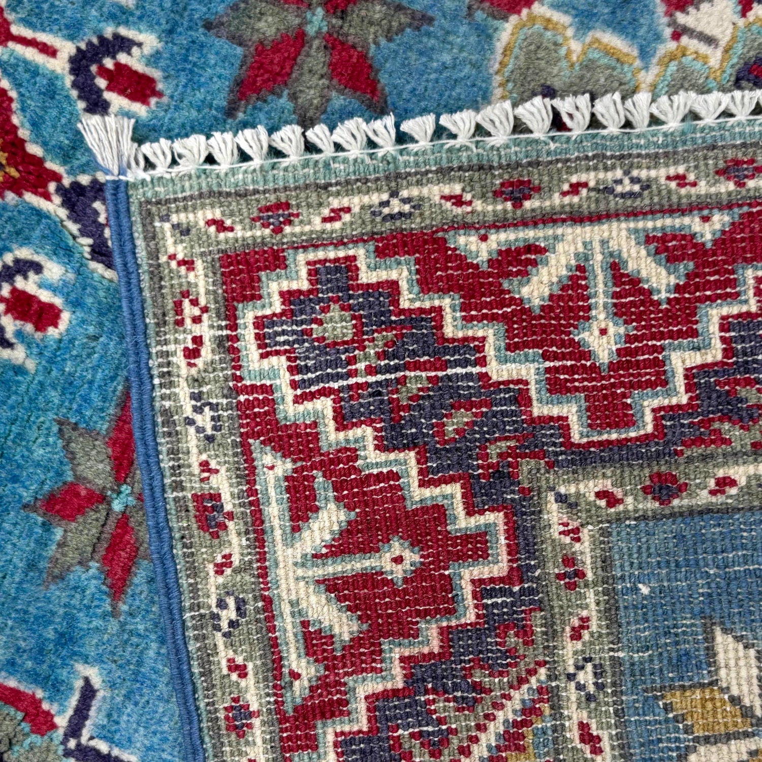 Hand Knotted Kazak Runner 3' 1" x 9' 6" (ft) - No. R37618