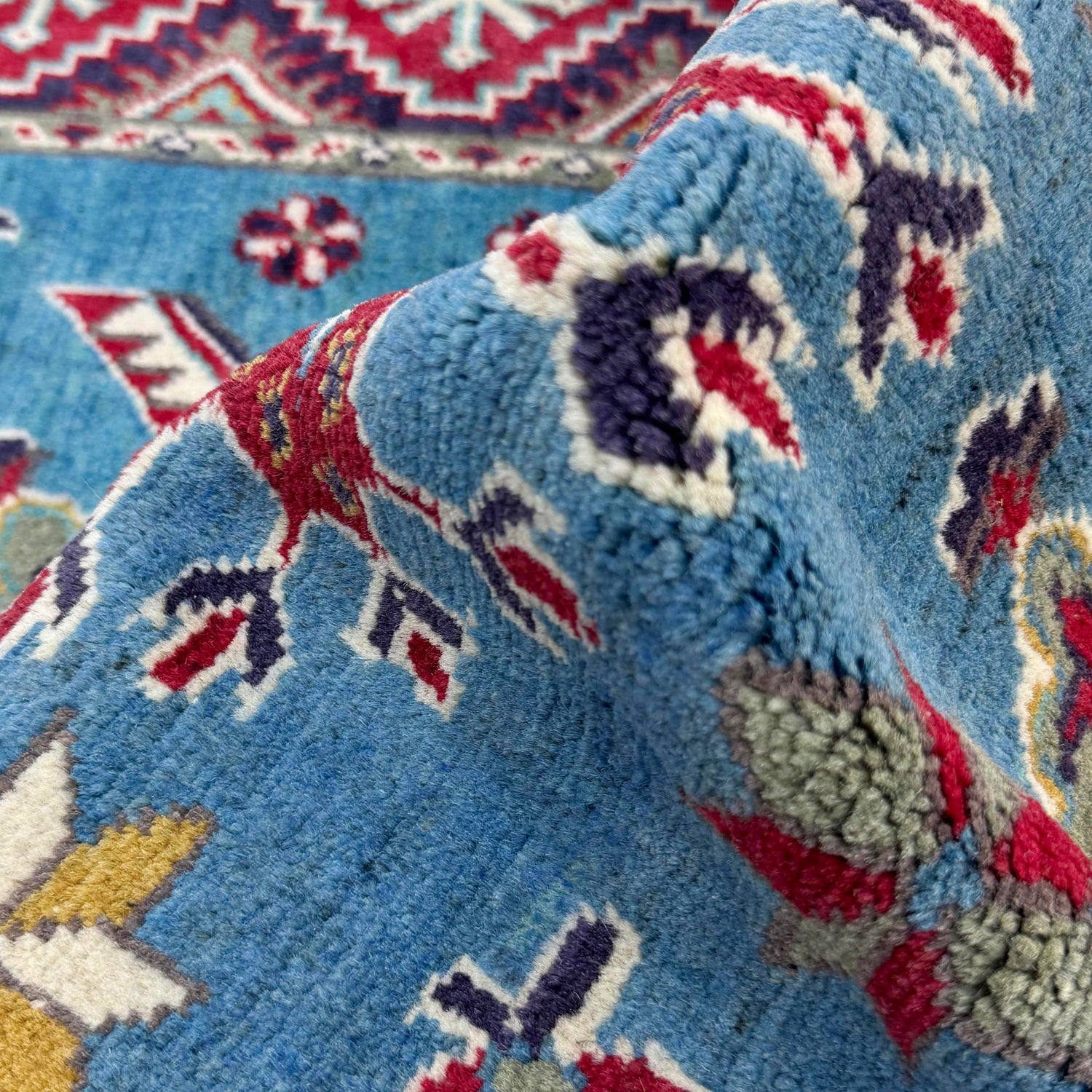 Hand Knotted Kazak Runner 3' 1" x 9' 6" (ft) - No. R37618