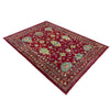 Red Color Sultani Carpet 4' 1" x 6' 2" (ft) - No. R37624