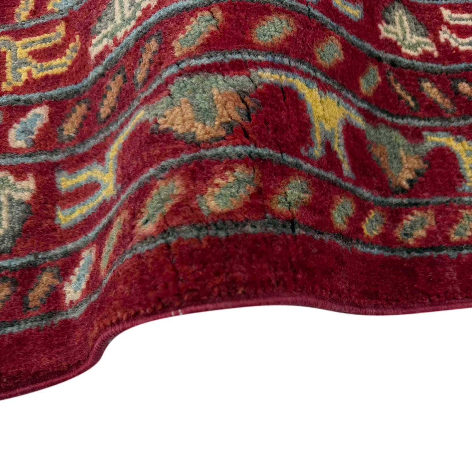 Red Color Sultani Carpet 4' 1" x 6' 2" (ft) - No. R37624