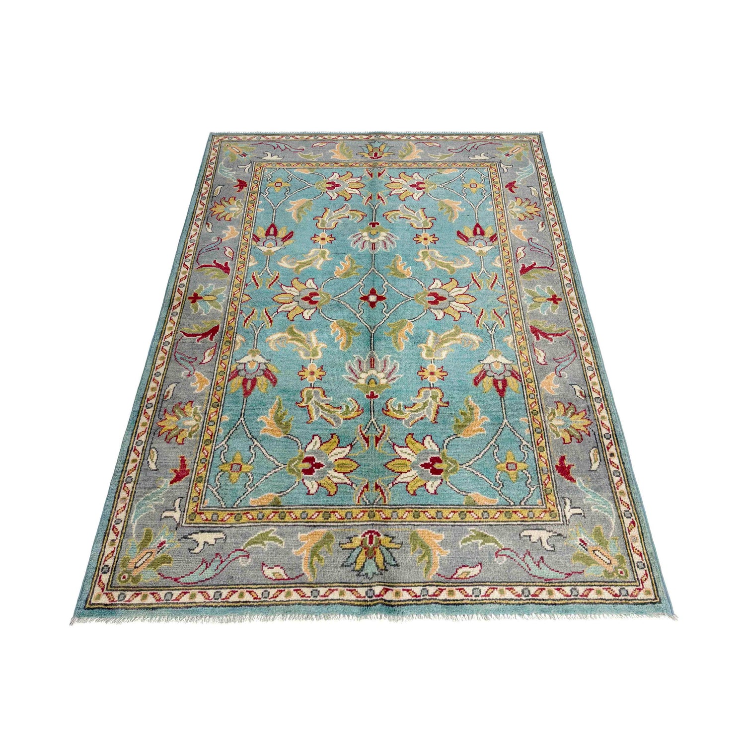 Handmade Sultani Area Rug 4' 11" x 6' 4" (ft) - No. R37626