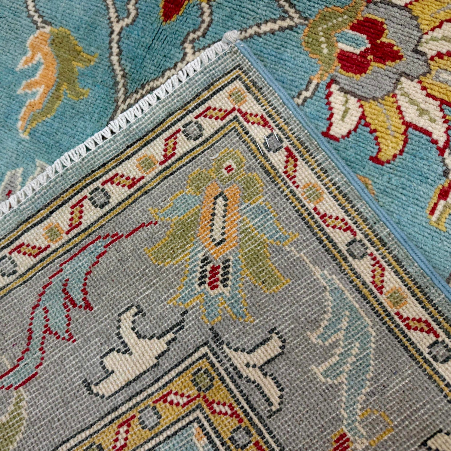 Handmade Sultani Area Rug 4' 11" x 6' 4" (ft) - No. R37626