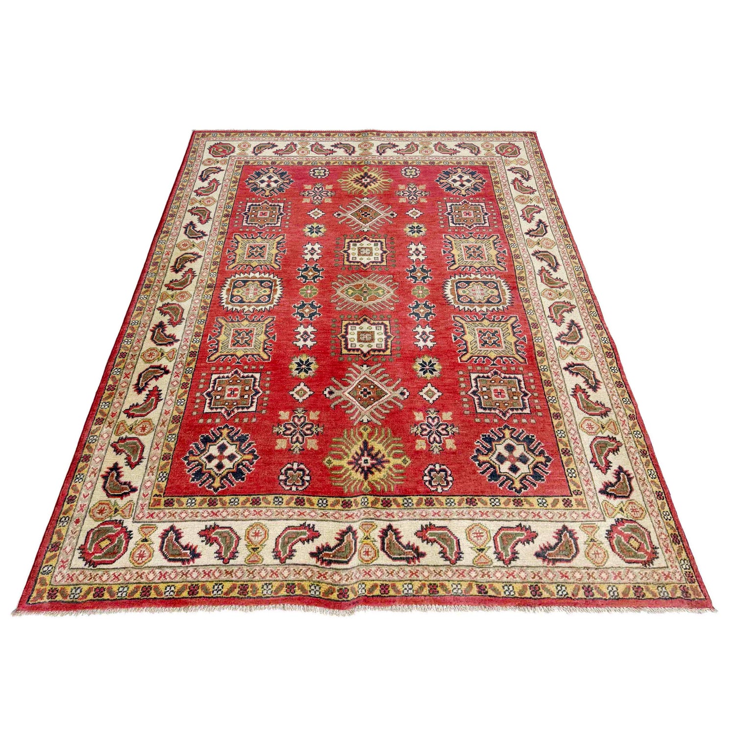 Oriental Kazak Rug 4' 11" x 6' 4" (ft) - No. R37629