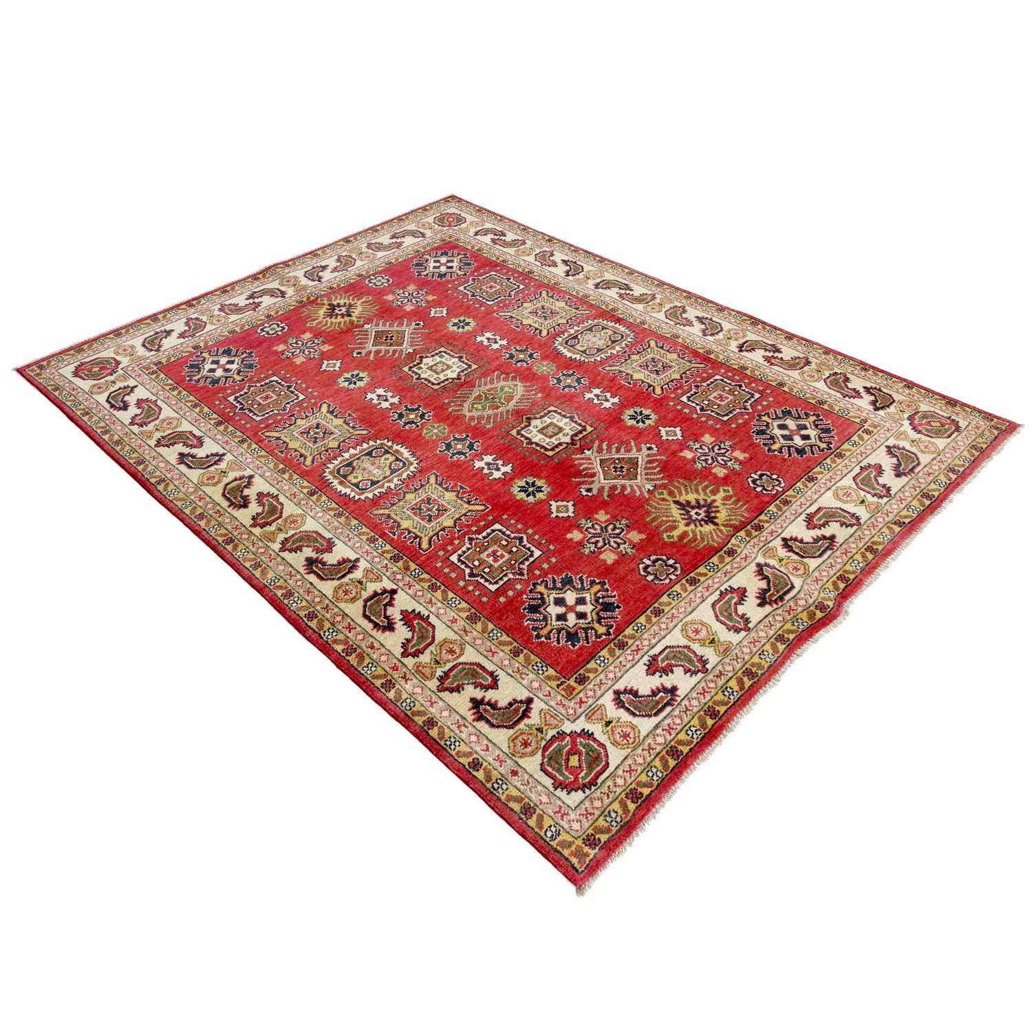 Oriental Kazak Rug 4' 11" x 6' 4" (ft) - No. R37629