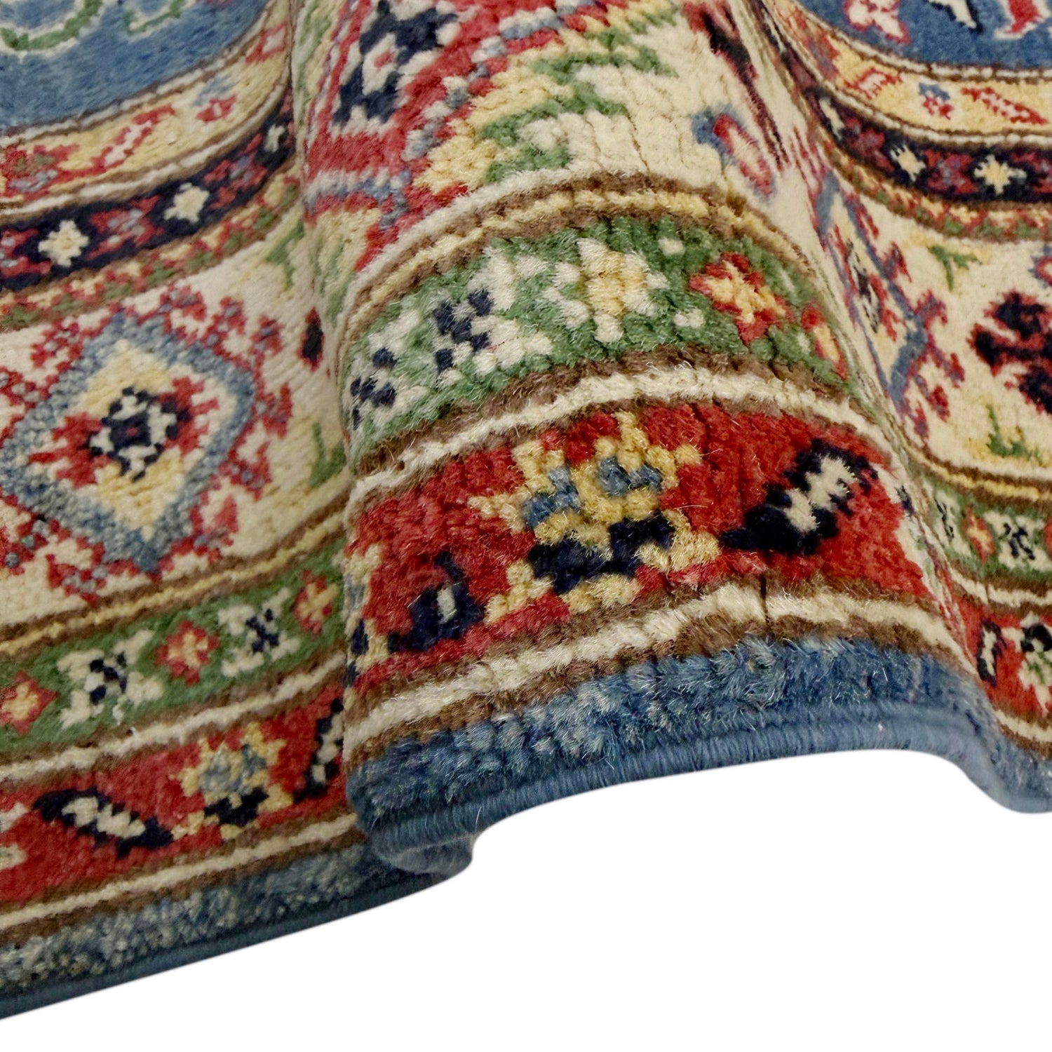 Hand Knotted Kazak Rug 4' 0" x 6' 1" (ft) - No. R37631