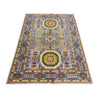 Hand Knotted Kazak Rug 3' 11" x 5' 9" (ft) - No. R37638