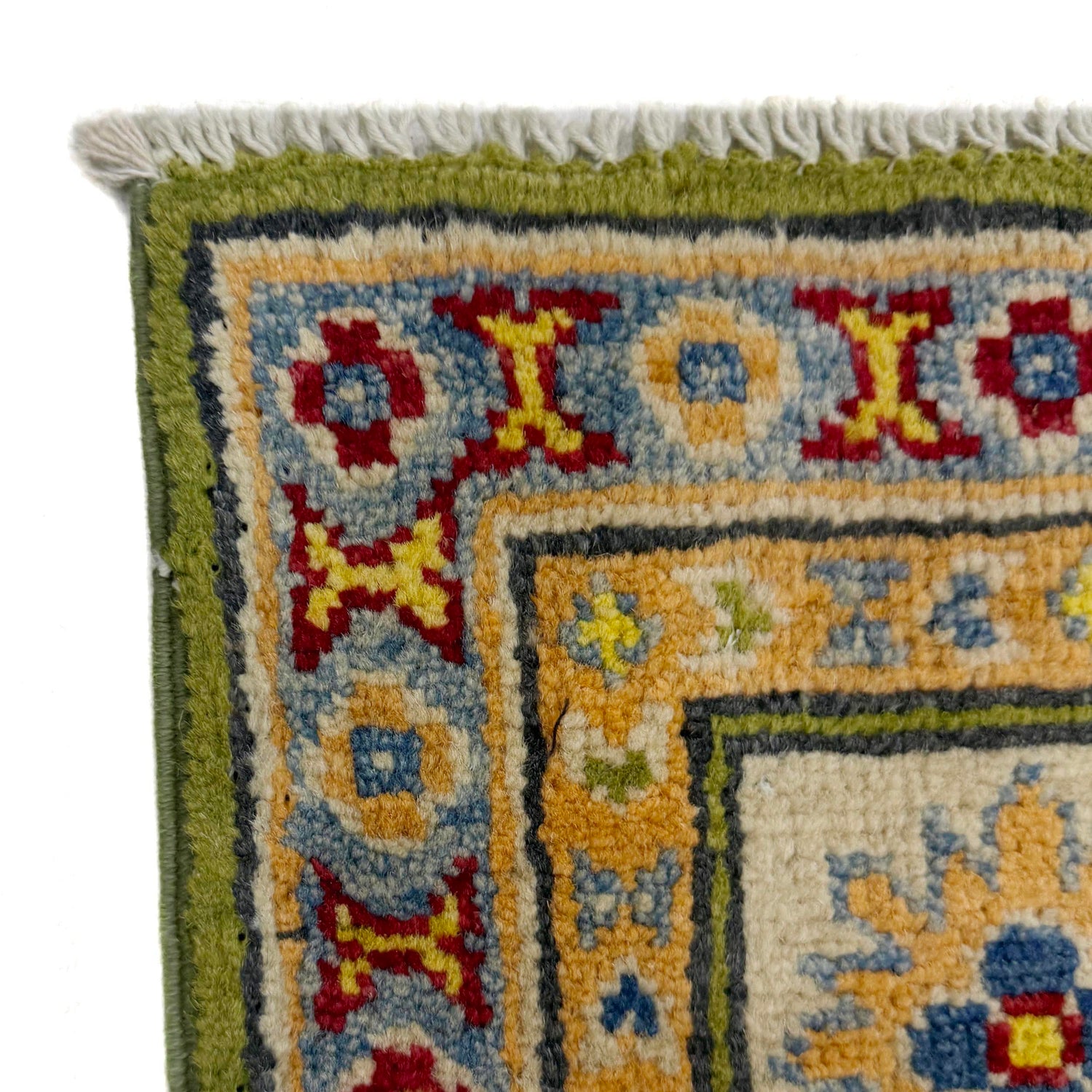 Green Color Kazak Rug 5' 1" x 6' 10" (ft) - No. R37639