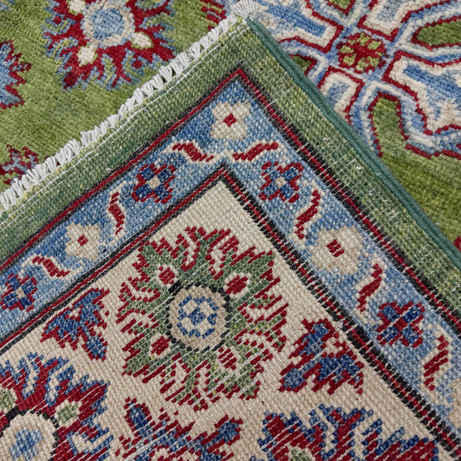 Hand Knotted Kazak Rug 5' 0" x 6' 9" (ft) - No. R37640