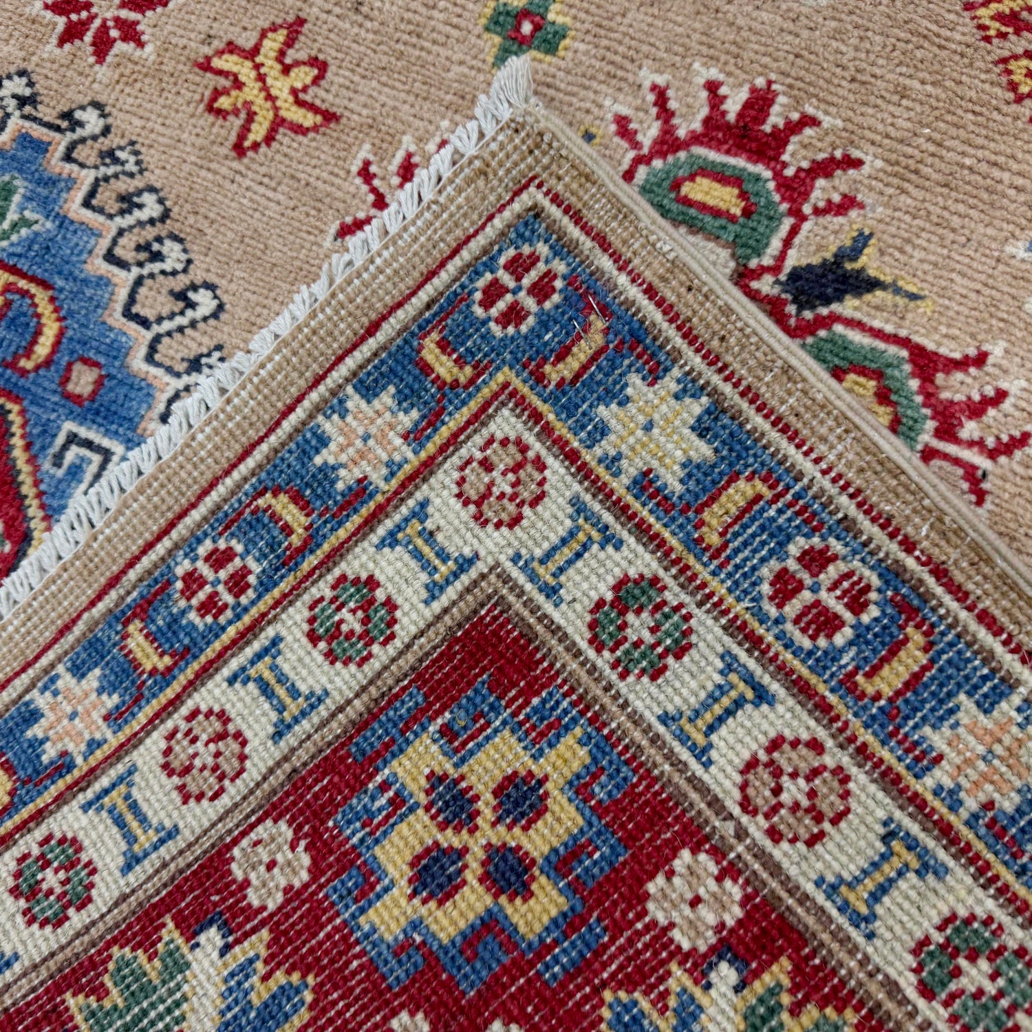 Hand Knotted Kazak Rug 5' 1" x 6' 11" (ft) - No. R37641