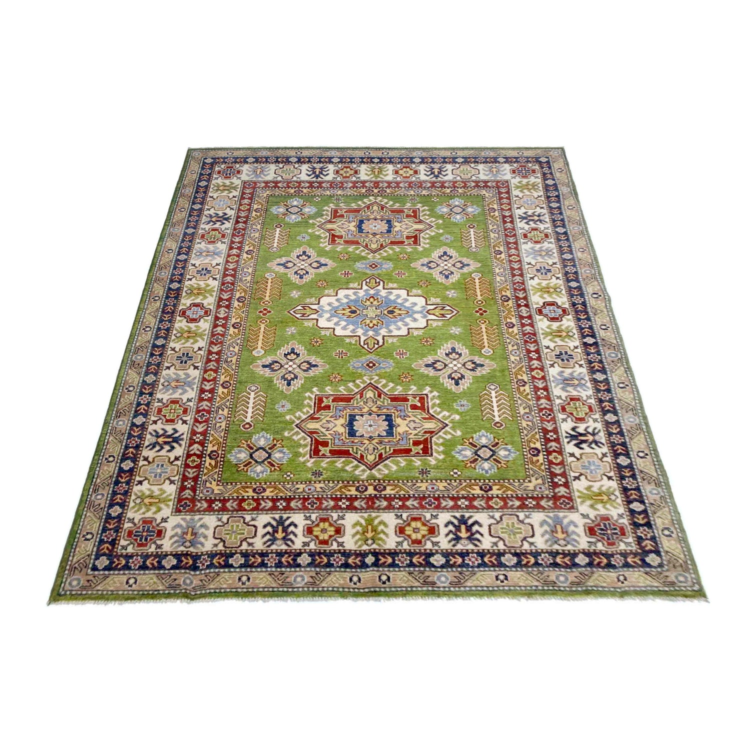 Oriental Kazak Rug 5' 9" x 7' 9" (ft) - No. R37646