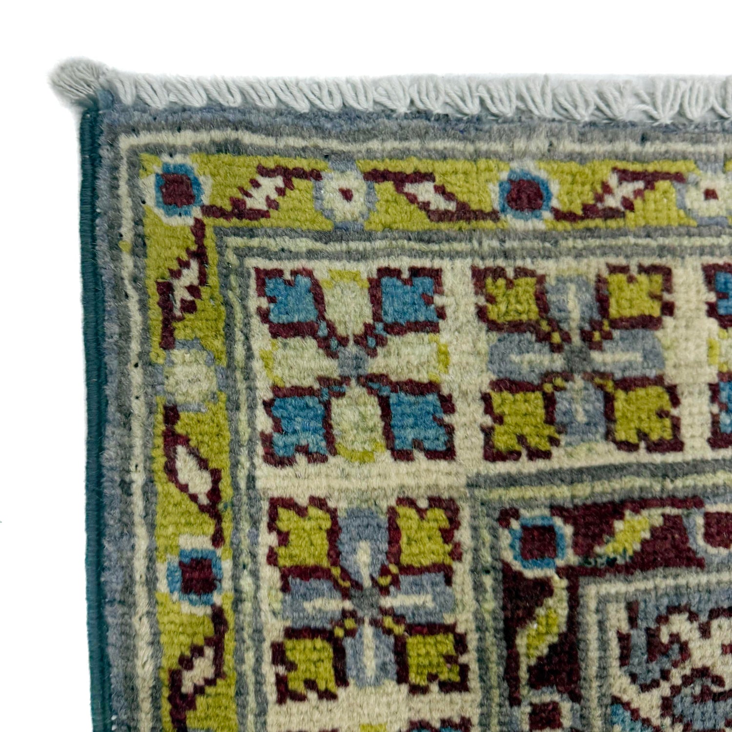 Grey Color Kazak Rug 3' 5" x 5' 0" (ft)- No. R37650