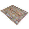 Grey Color Kazak Rug 3' 11" x 5' 8" (ft) - No. R37654