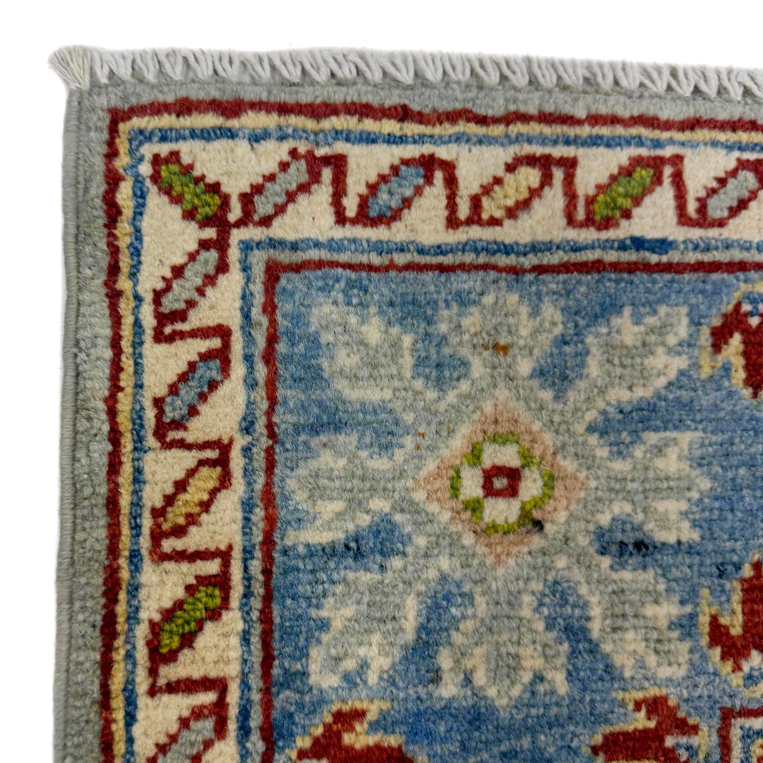 Grey Color Kazak Rug 3' 11" x 5' 8" (ft) - No. R37654