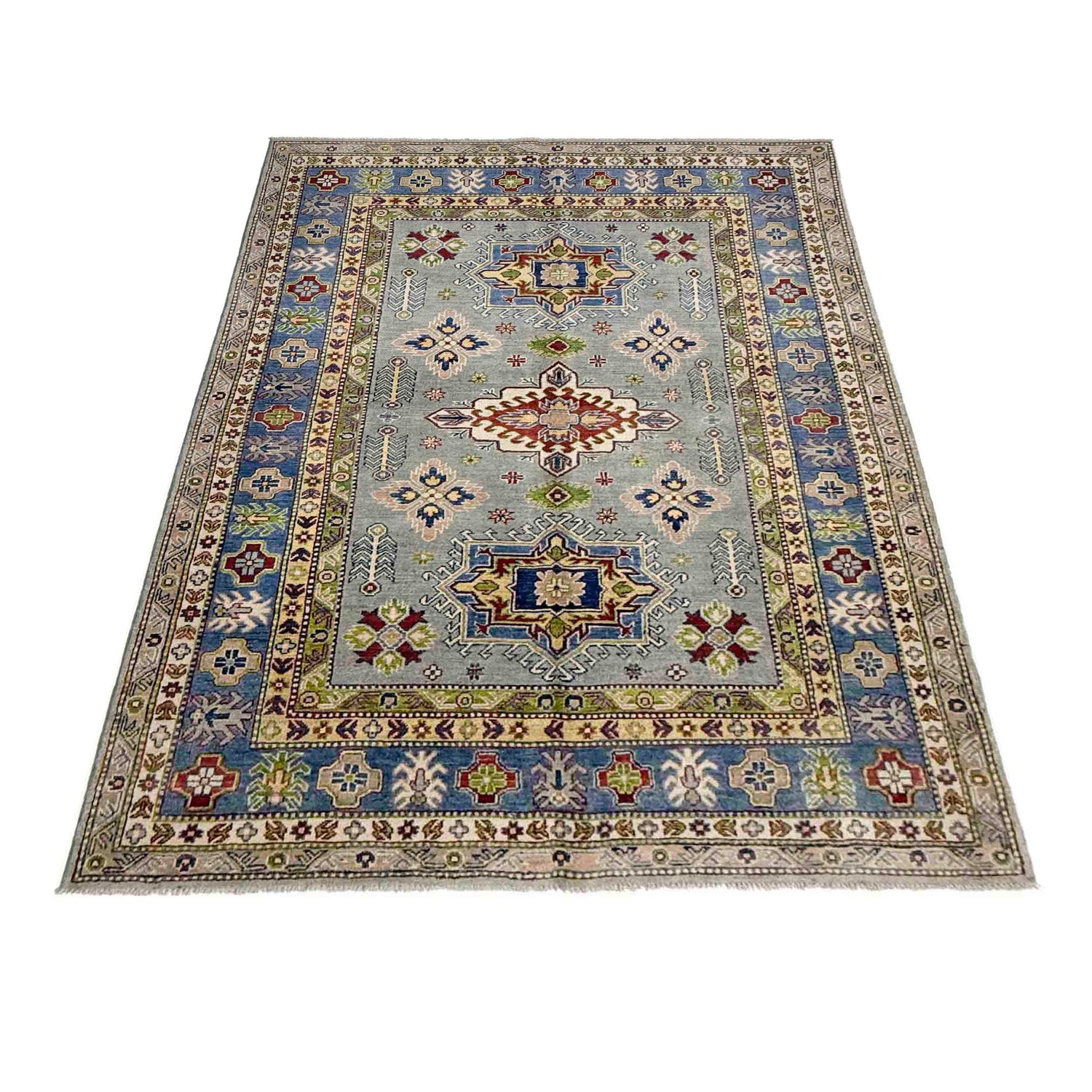 Oriental Kazak Rug 5' 5" x 7' 10" (ft) - No. R37657