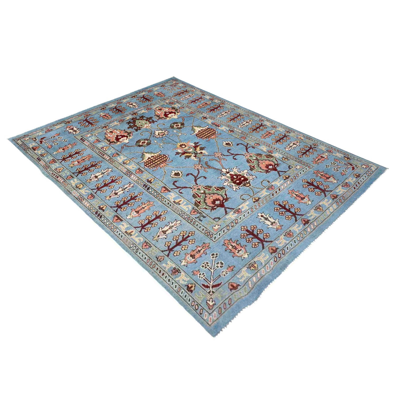 Hand-Knotted Sultani Rug 5' 7" x 7' 8" (ft) - No. R37660