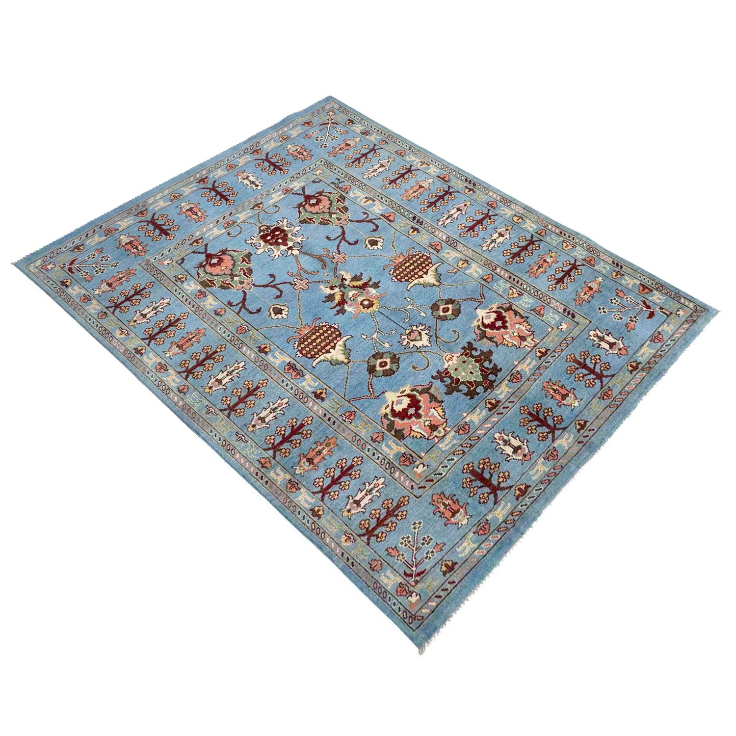 Hand-Knotted Sultani Rug 5' 7" x 7' 8" (ft) - No. R37660
