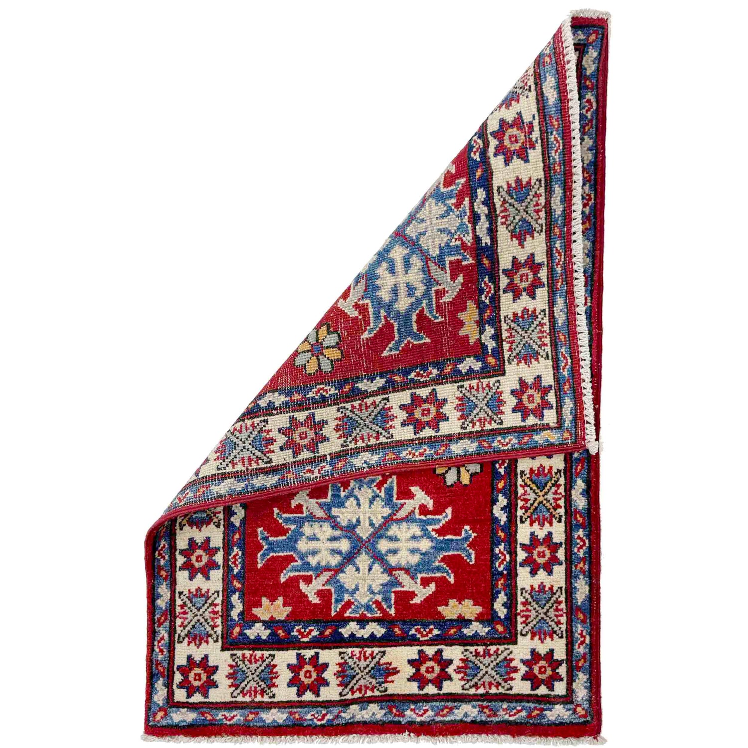 Red Color Kazak Rug 1' 11" x 2' 11" (ft) - No. R37674