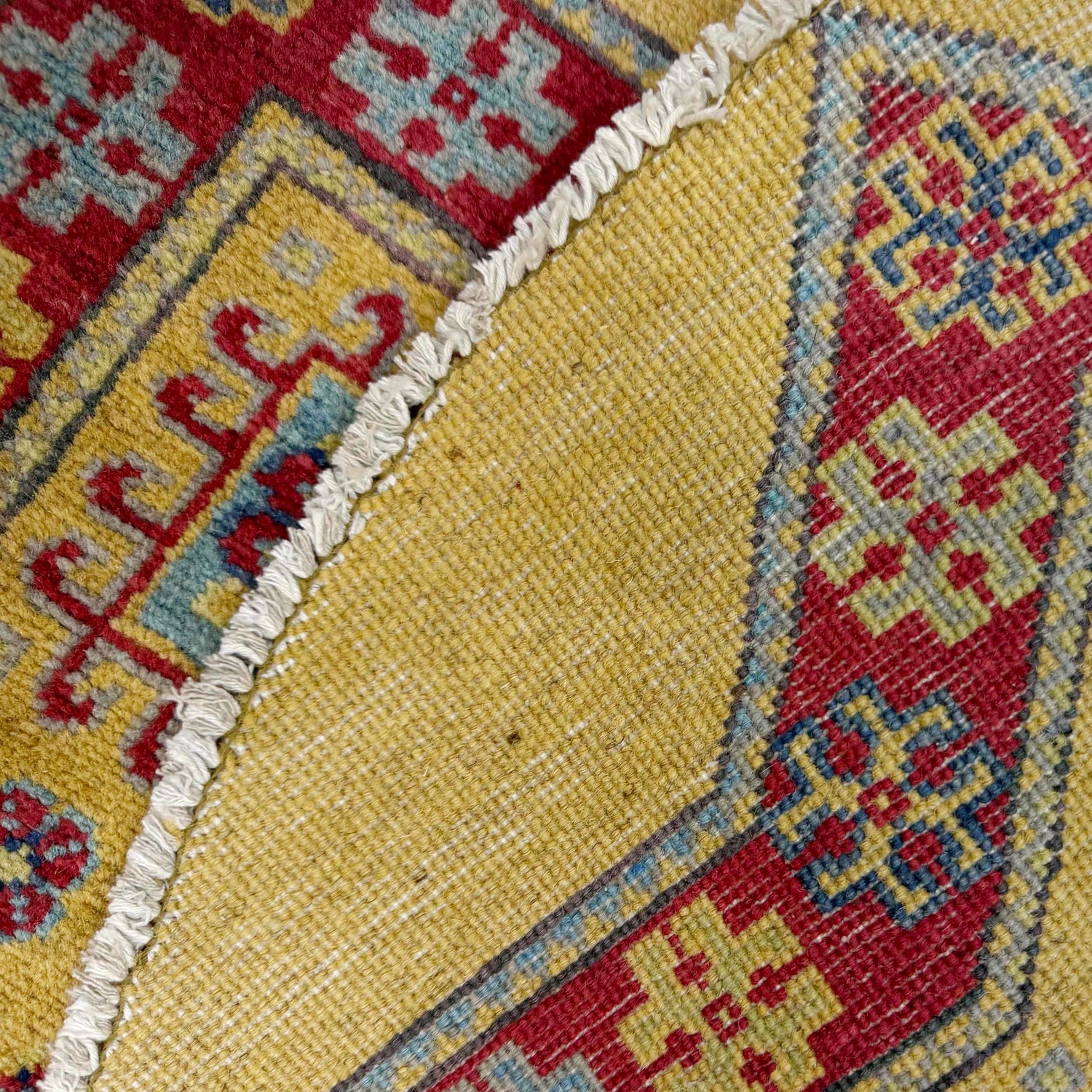 Handmade Kazak Round Carpet 3' 2" x 3' 3" (ft) - No. R37678