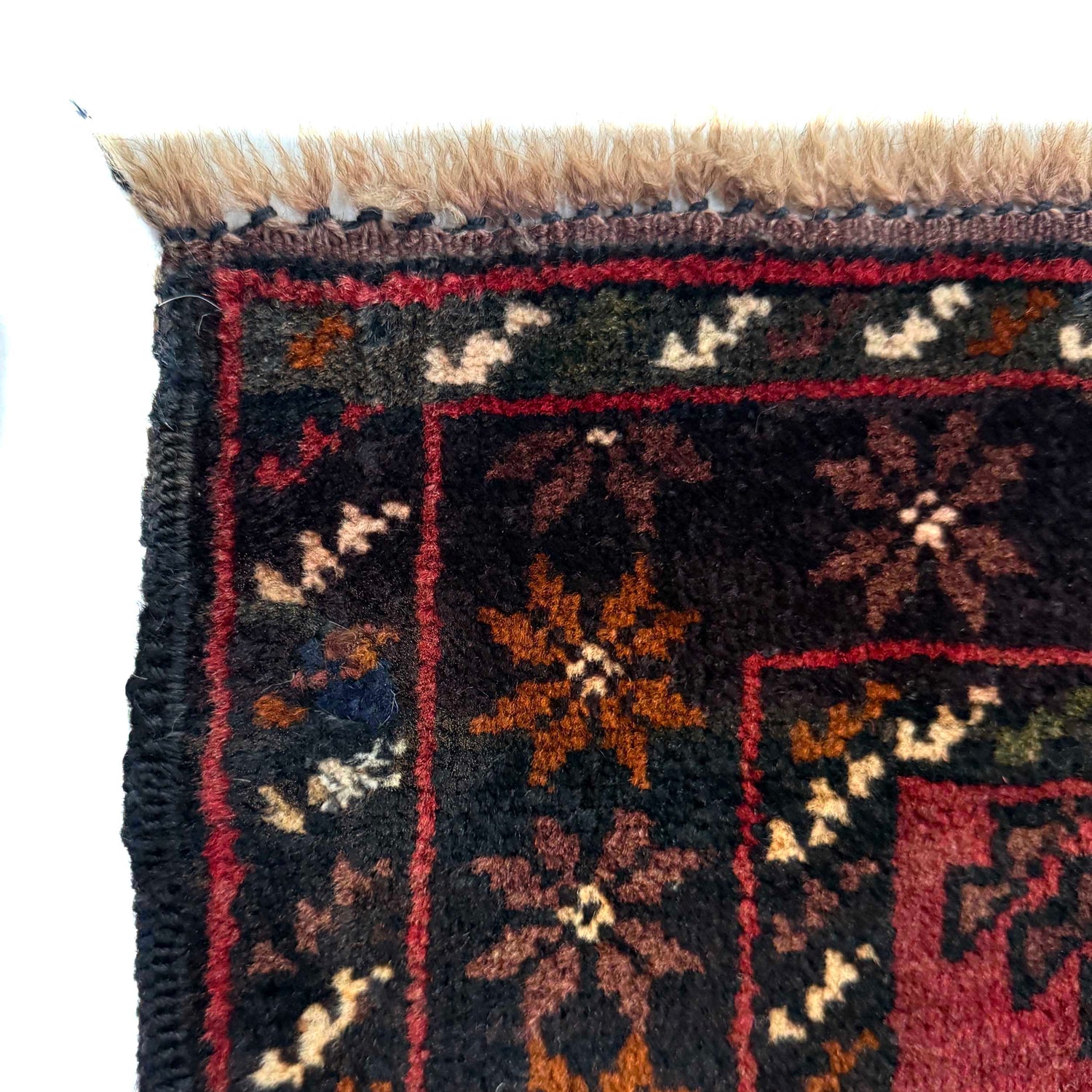 Red Color Baluchi Rug 2' 10" x 4' 4" (ft) - No. R37680