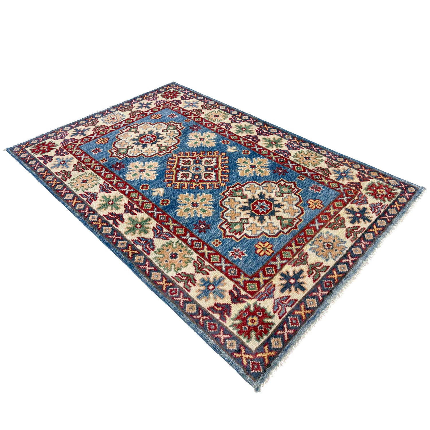 Hand Knotted Kazak Rug 2' 8" x 4' 0" (ft) - No. R37705