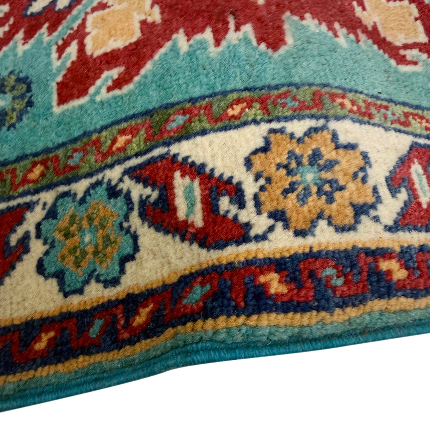 Blue Color Kazak Rug 2' 8" x 4' 0" (ft) - No. R37707