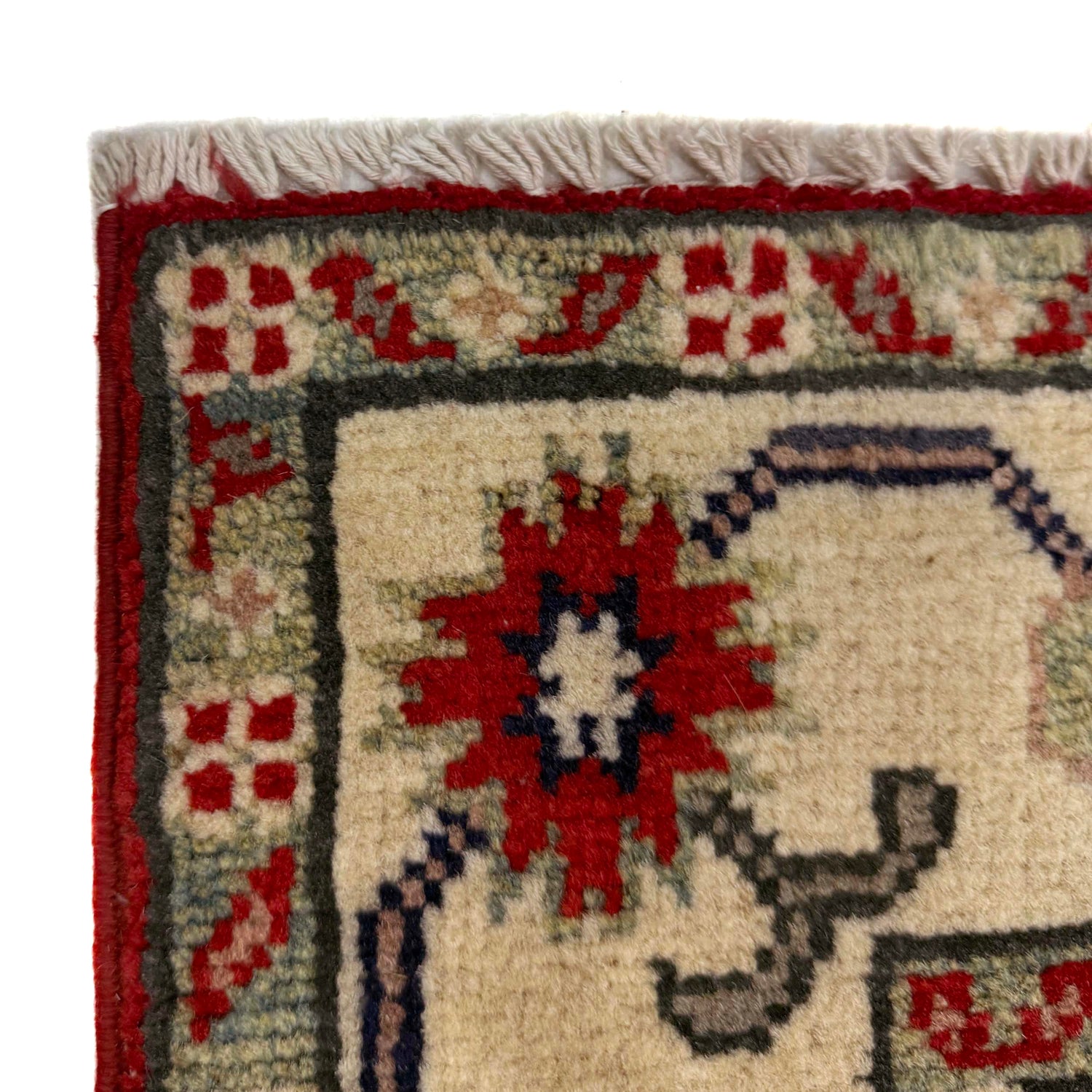 Red Color Kazak Rug 2' 8" x 3' 10" (ft) - No. R37709