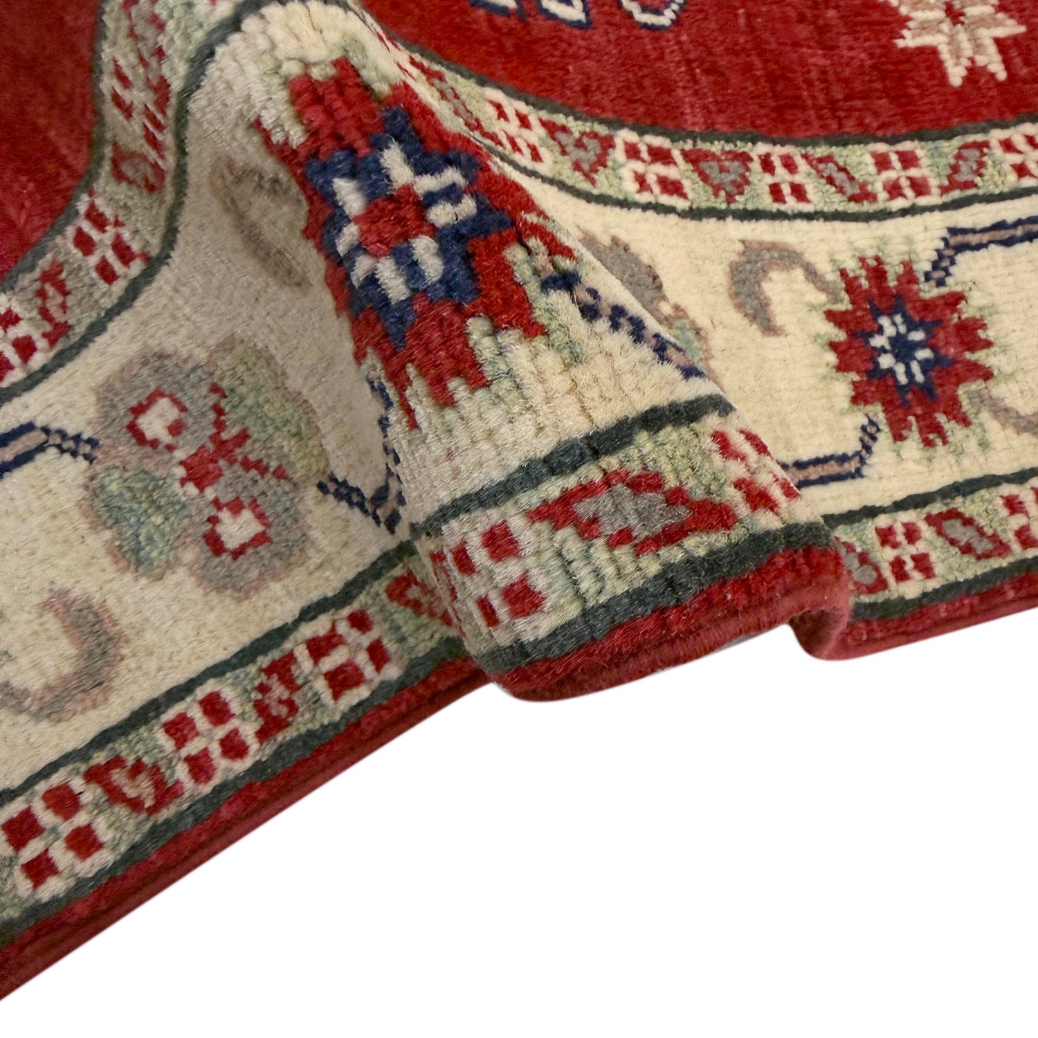 Red Color Kazak Rug 2' 8" x 3' 10" (ft) - No. R37709