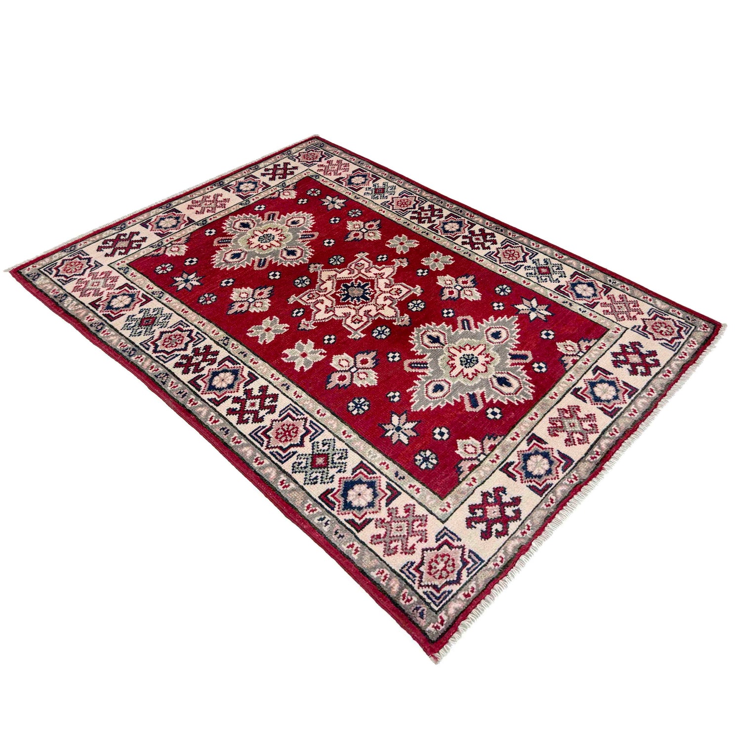 Hand Knotted Kazak Rug 2' 7" x 4' 0" (ft) - No. R37710