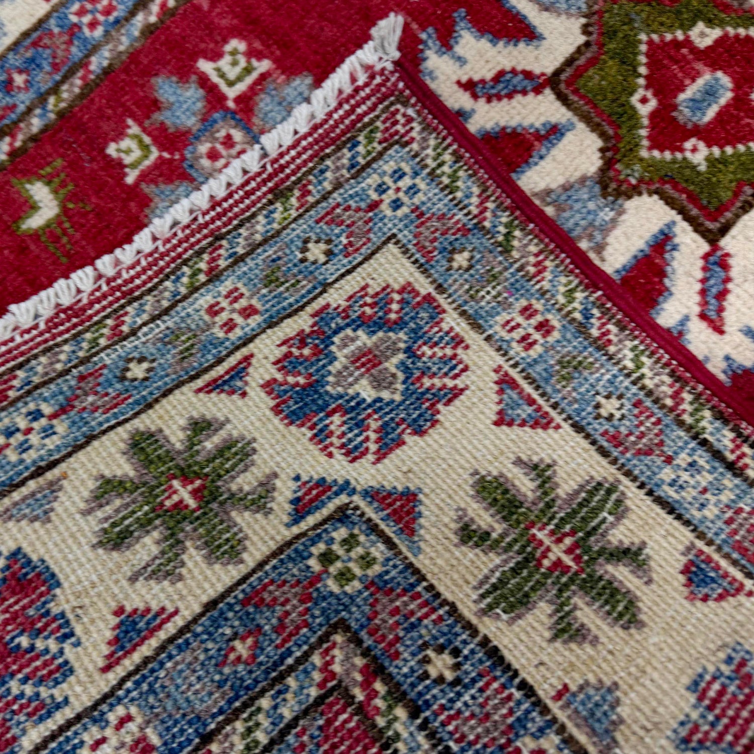 Red Color Kazak Rug 2' 7" x 4' 1" (ft) - No. R37712