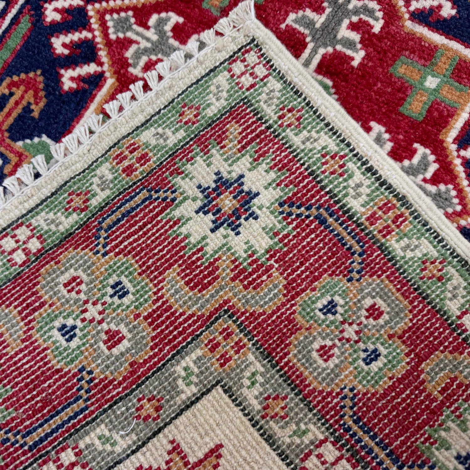 Oriental Kazak Rug 2' 11" x 4' 1" (ft) - No. R37713
