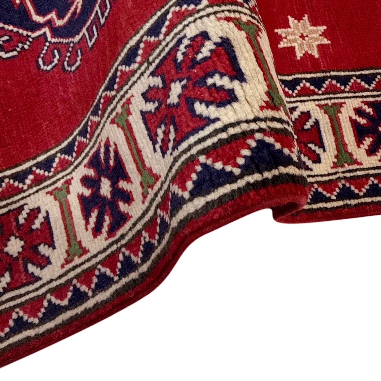 Hand Knotted Kazak Rug 2' 9" x 4' 2" (ft) - No. R37714
