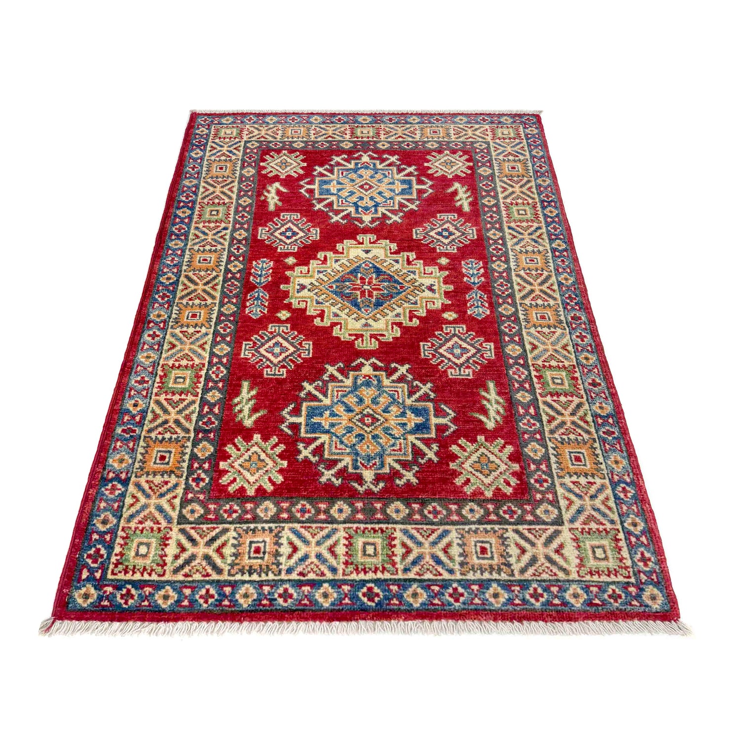 Oriental Kazak Rug 2' 7" x 3' 11" (ft) - No. R37715
