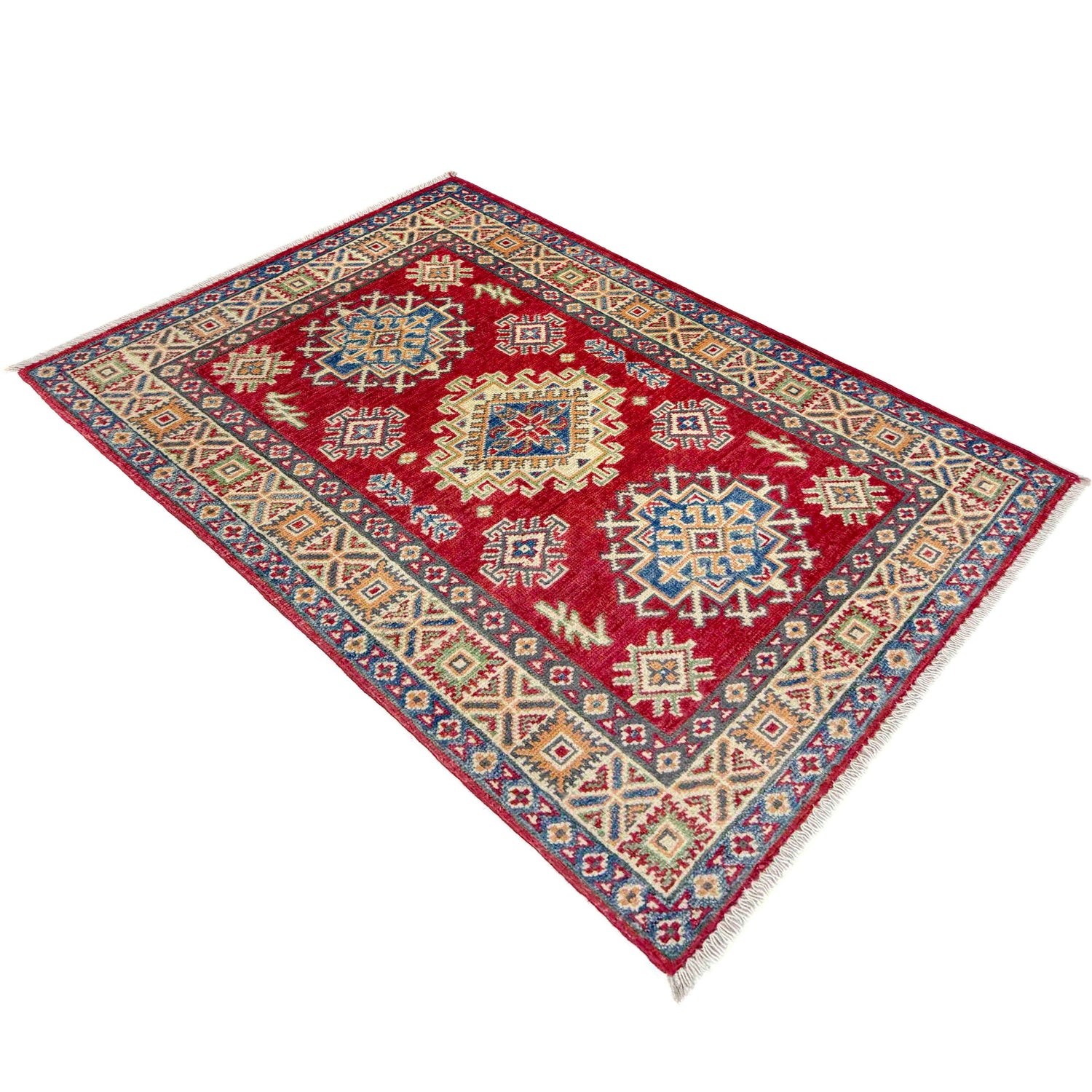 Oriental Kazak Rug 2' 7" x 3' 11" (ft) - No. R37715