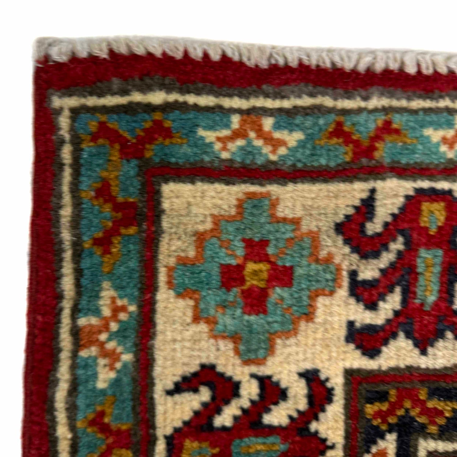 Hand Knotted Kazak Rug 2' 7" x 4' 3" (ft) - No. R37722